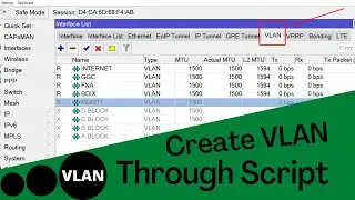Create VLAN on Mikrotik