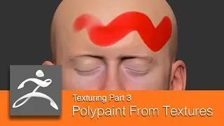 DART 153 Intro To ZBrush: Texturing Part 3 Polypainting From Texture Maps