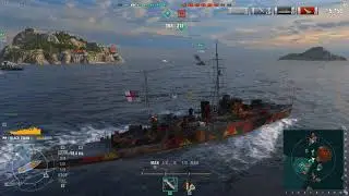 World of Warships Swan gameplay GTX1050Ti