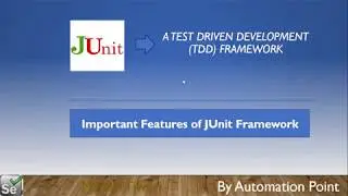 Junit 2  Features of JUnit Framework