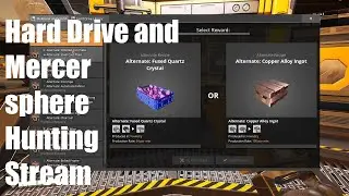Hunting hard drives and mercers spheres in Satisfactory 1.1