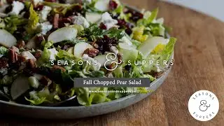 Fall Chopped Pear Salad