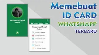Tutorial membuat ID CARD WhatsApp Terbaru di Coreldraw