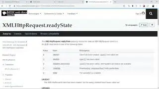 05 Demo Working with the XMLHttpRequest Readystate