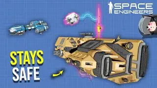 Control Drones Without Leaving Main Ship Vulnerable, Space Engineers Tutorial