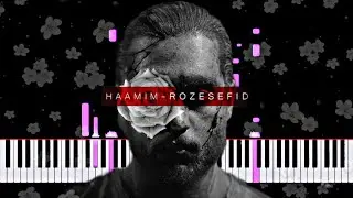 Haamim - Roze Sefid - Piano Tutorial | حامیم - رز سفید - آموزش پیانو