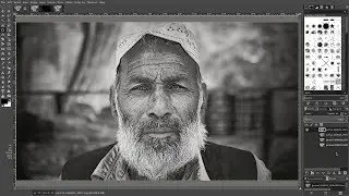 Gimp 2.10: Convert colour photographs to black and white