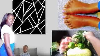 cleaning// grocery haul//meet my son//doing hair and nails myself//crilz mashauri