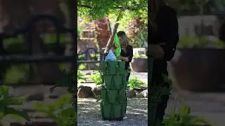 Planting a Vertical Strawberry Garden! 🍓🙌😍