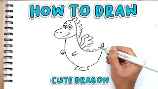 How To Draw A Cute Dragon Step By Step For Beginners - BOXLINE