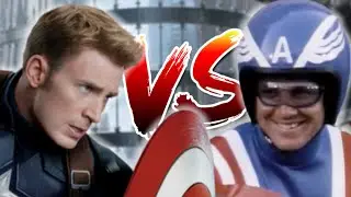 Captain America fights himself from 1979 | Avengers Endgame scene
