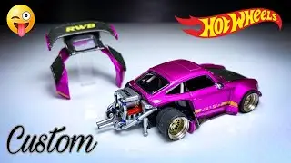 Personalizando Hot Wheels Porsche de carreras !! 😱