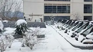 Amazing and Beautiful Snowfall ❄️ in China Subhan ALLAH!