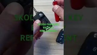 Skoda Fabia Key Battery Replacement - SKODA Key Battery Low!