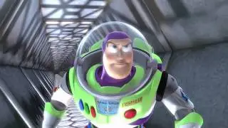 Buzz Lightyear - Toy Story 2 - Running Away From Spikes - Meme Source