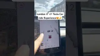 My first time tesla car ride experience😍🔥 #astamakhil #uk #teluguvlogs