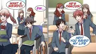 I was injured and went to school in a wheel chair... [Manga Dub]
