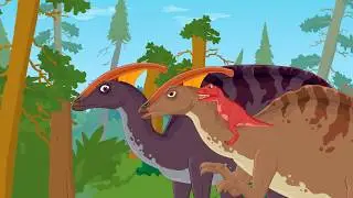 Parasaurolophus Special! Duckbilled Dinosaurs Compilation | Hypacrosaurus + more ★ Geni Dino World
