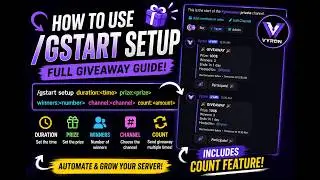 How to Use /gstart Setup Command | Full Giveaway Guide (Step by Step)