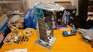Avengers Tower Building Steps Showcase