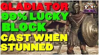 [POE 3.27] 99% LUCKY Block CWS Gladiator is Immortal – Grueling Gauntlet and Inscribed Ultimatum.