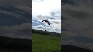 Pouso do primeiro voo solo. Serra da Moeda.