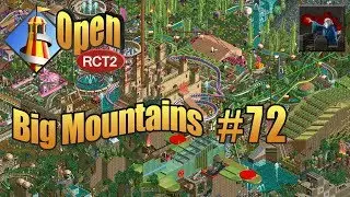 Let's Play OpenRCT2 (Big Mountains) - Ep. 72: DOUBLE GIGA COASTER