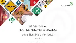 FPInnovations - Plan de mesures d'urgence (Vancouver)