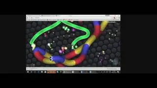 slither.io game play and demo
