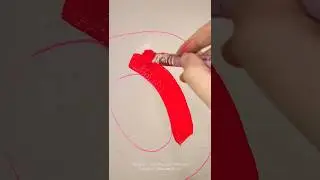 Acrylic art process on the wall #painting #shortsart #drawing  #lidikss_art