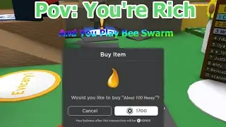 Pov: You're a Millionaire And You Play Bee Swarm For the First Time..