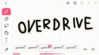 OVERDRIVE – Flipaclip Animation. Test.