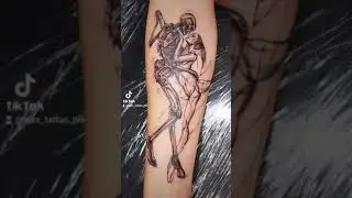 скетч тату. 1,5 часа