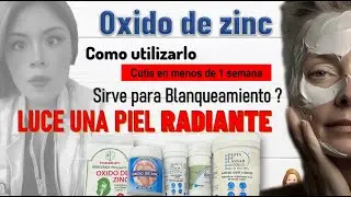oxido zinc DESCUBRE loa beneficios en la PIEL