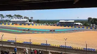 24h du Mans 2023 Journée test. Sortie des stands