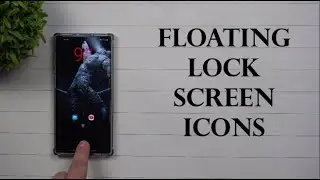 Floating Lock Screen Icons