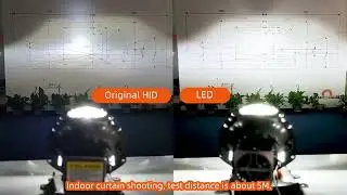 The Best D1S LED Headlight Bulbs VS Original 55W HID Xenon Lamp