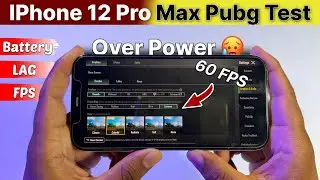 iPhone 12 Pro Max PUBG Test in 2024 🔥| Detailed BGMI Test in Hindi,Graphic,Battery,Laag,Heating