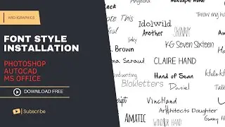 Architectural Fonts Installations For AutoCAD And Other Office Apps Photoshop