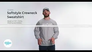 Softstyle Crewneck Sweatshirt by Gildan - Review Clip | Custom Printed at UberPrints