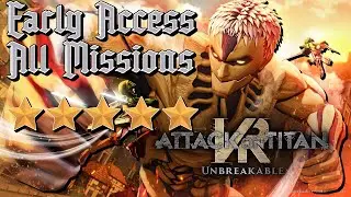 Attack on Titan VR: Unbreakable - Early Access - All Missions - 5 Stars