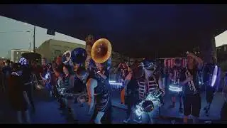 HONK!Fest West 2023-- Chaotic Noise Marching Corps under the Georgetown Overpass