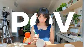 pov: a 23 y/o business owner ✿ my first PLUSHIES, pottery, & crazy client work!!! #studiovlog