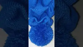 сияющая шапочка обзор 💙#колпак #необычнаяшапка #вязаниеназаказ