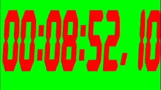 CHROMA KEY GREEN SCREEN DIGITAL STOPWATCH VIDEO EDITOR