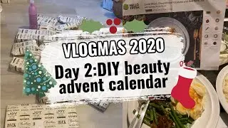 VLOGMAS 2020 - Day 2 DIY Beauty Advent Calendar | Asia Jade Walker