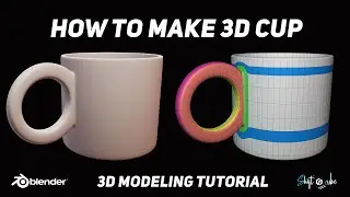 Speed Modeling a Coffee Cup in Blender | Timelapse