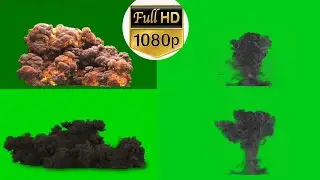 Bomb Blasts Explosion green screen video free dwonlod