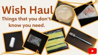 Kitchen Baking and Personal items Wish Haul