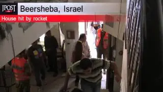 Beersheba house hit by rocket, Tuesday